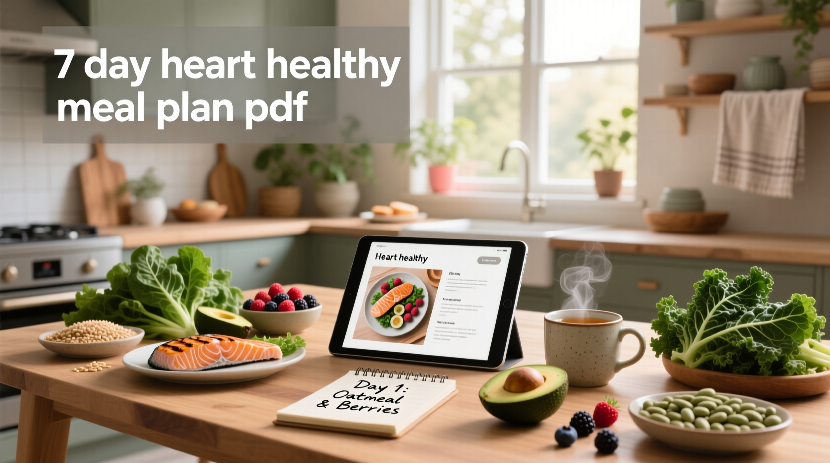 7 day heart healthy meal plan pdf guide