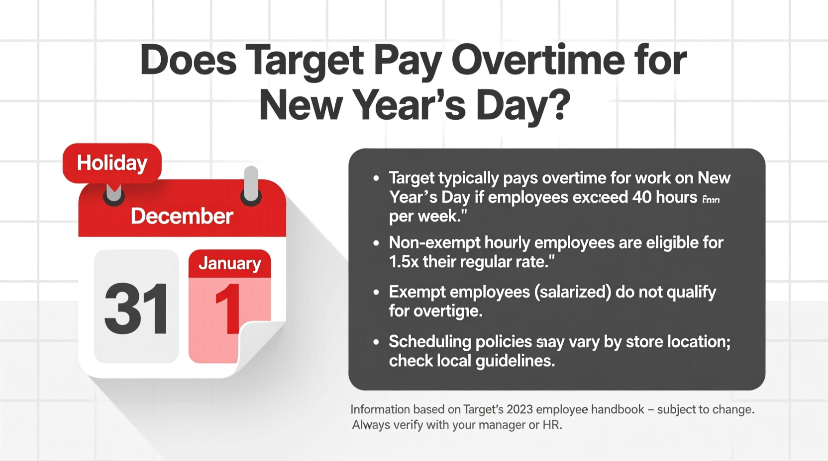 do target paid overtime for new year day