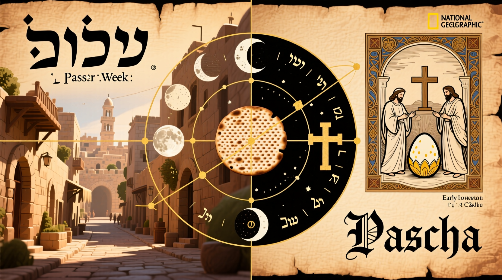 why does easter coincide with passover