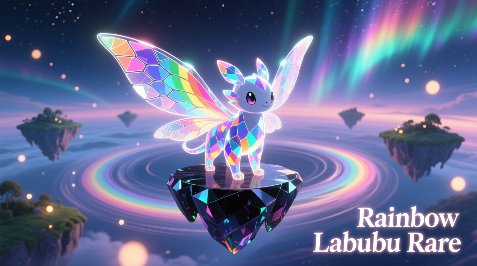 is a rainbow labubu rare