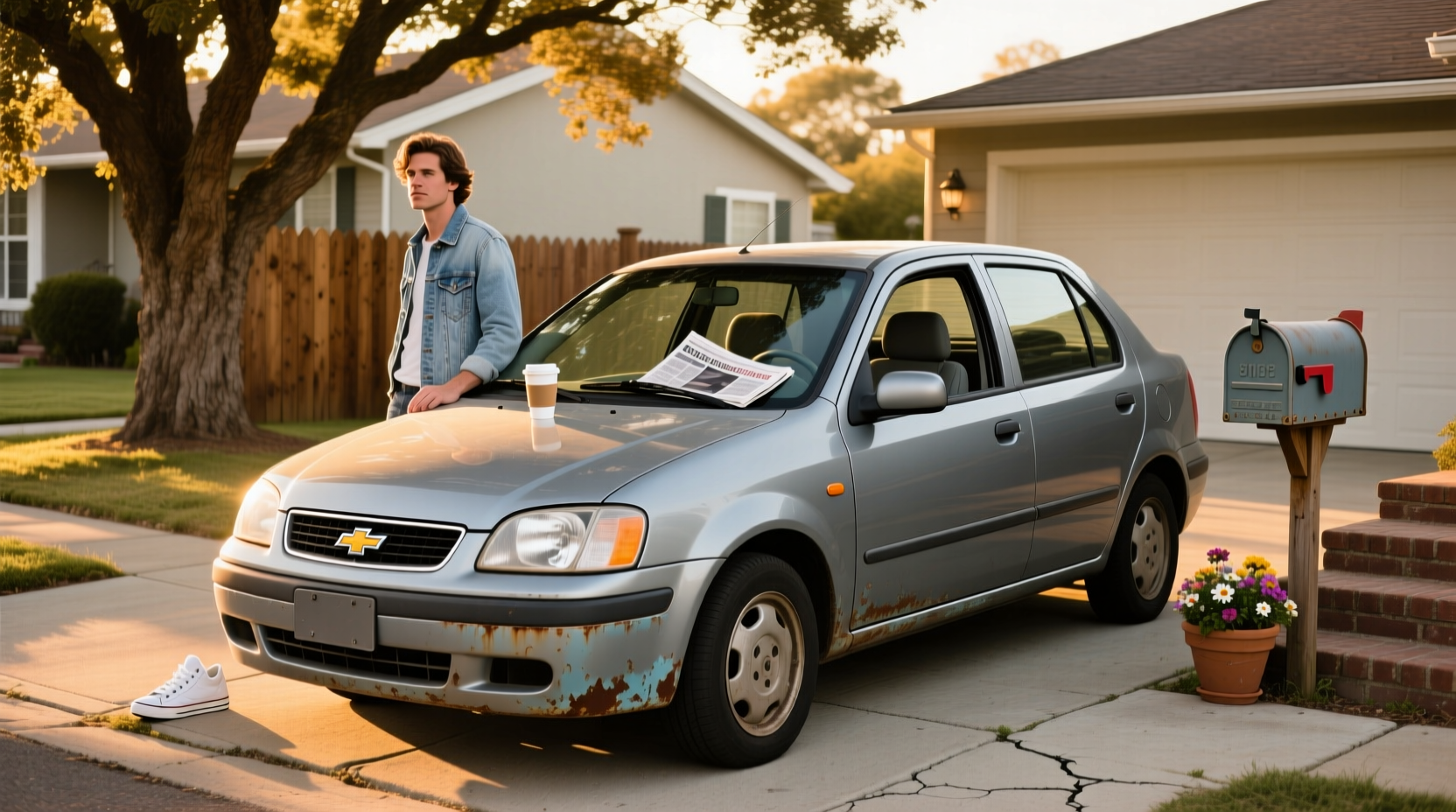 Chevrolet Aveo Hatchback 2005 - front three-quarter view