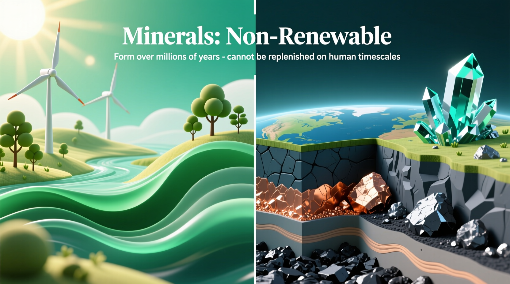 are minerals renewable or non renewable understanding resources