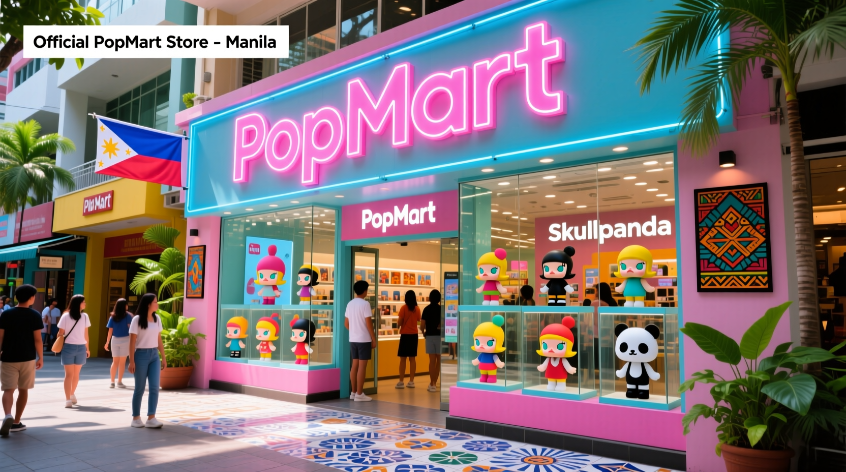 is there a popmart store in the philippines