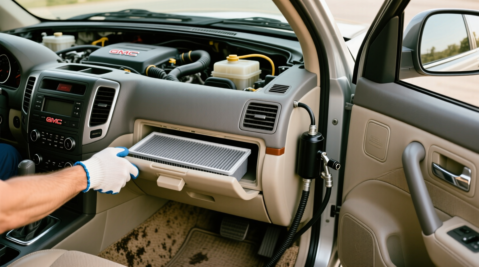 2004 gmc envoy filter guide air fuel locations