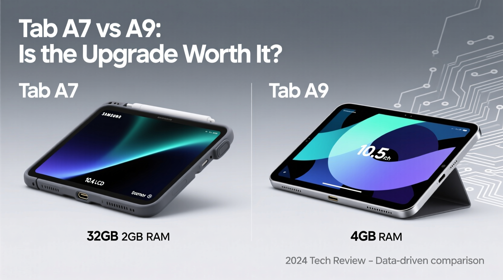 samsung tab a7 vs a9 is it worth upgrading or sticking with the older model
