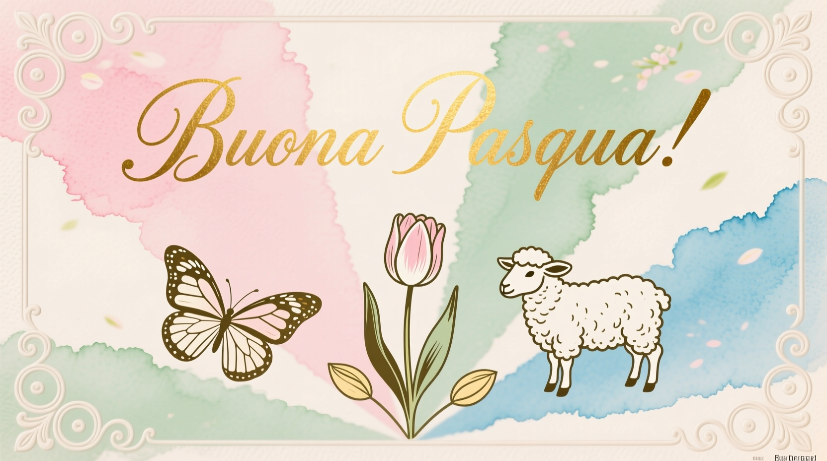 how to say happy easter in italian