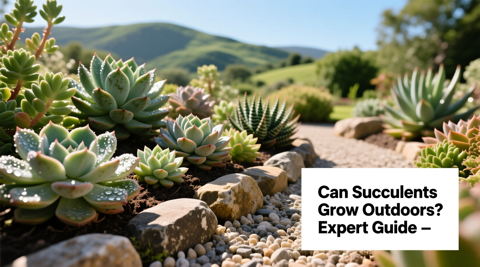 can succulents grow outdoors