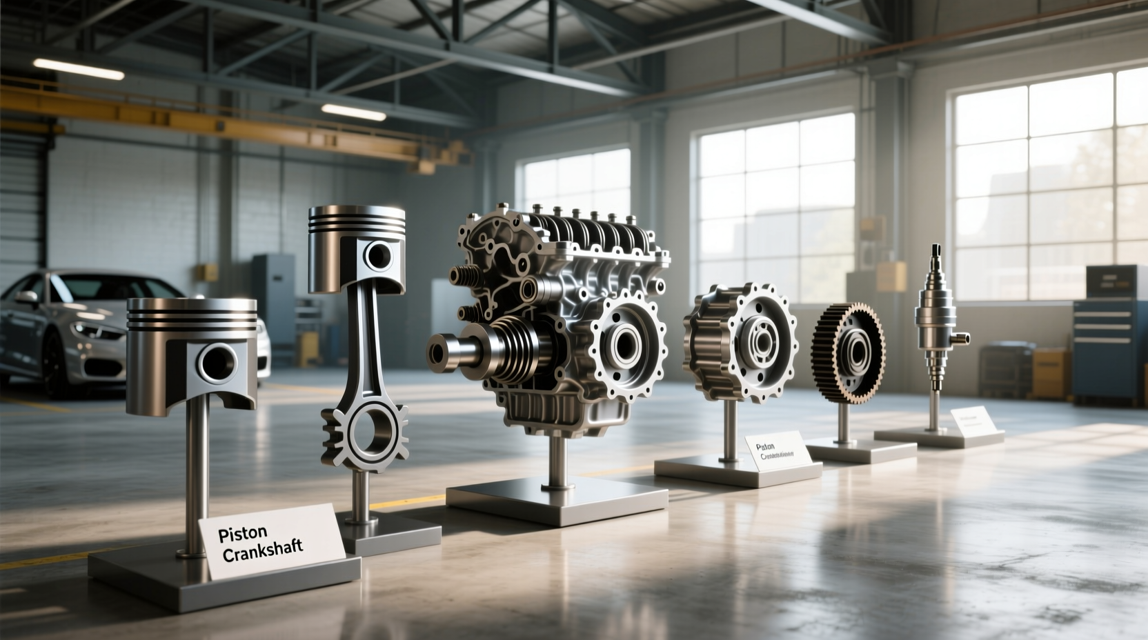 What Are the Main Car Engine Parts? Names & Diagrams Explained