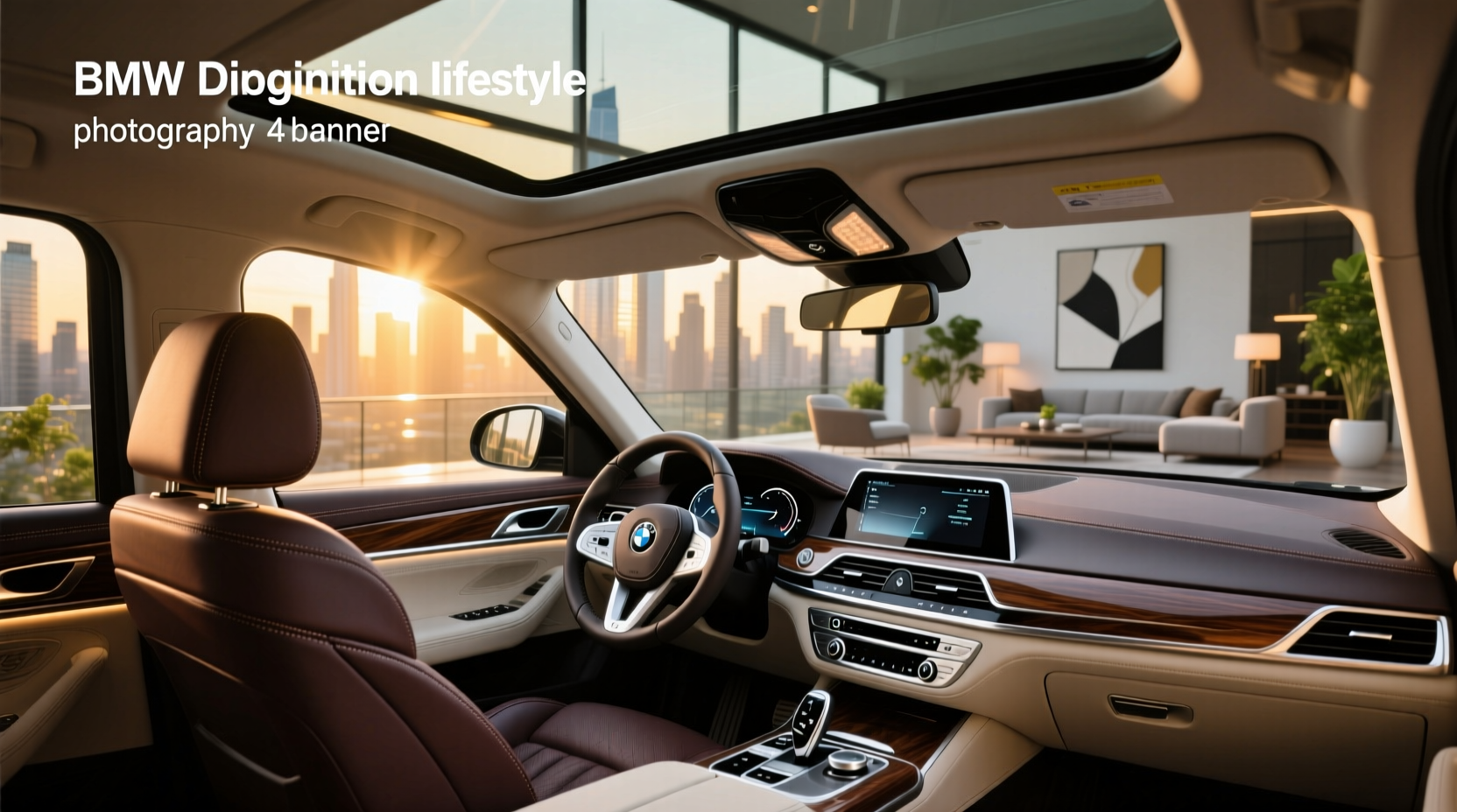 What makes the BMW 7 Series interior luxurious and tech-forward?