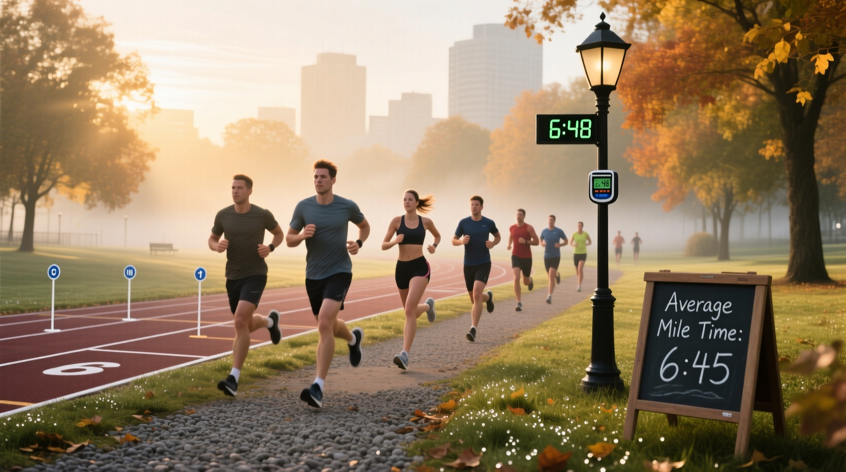 average mile time what's normal