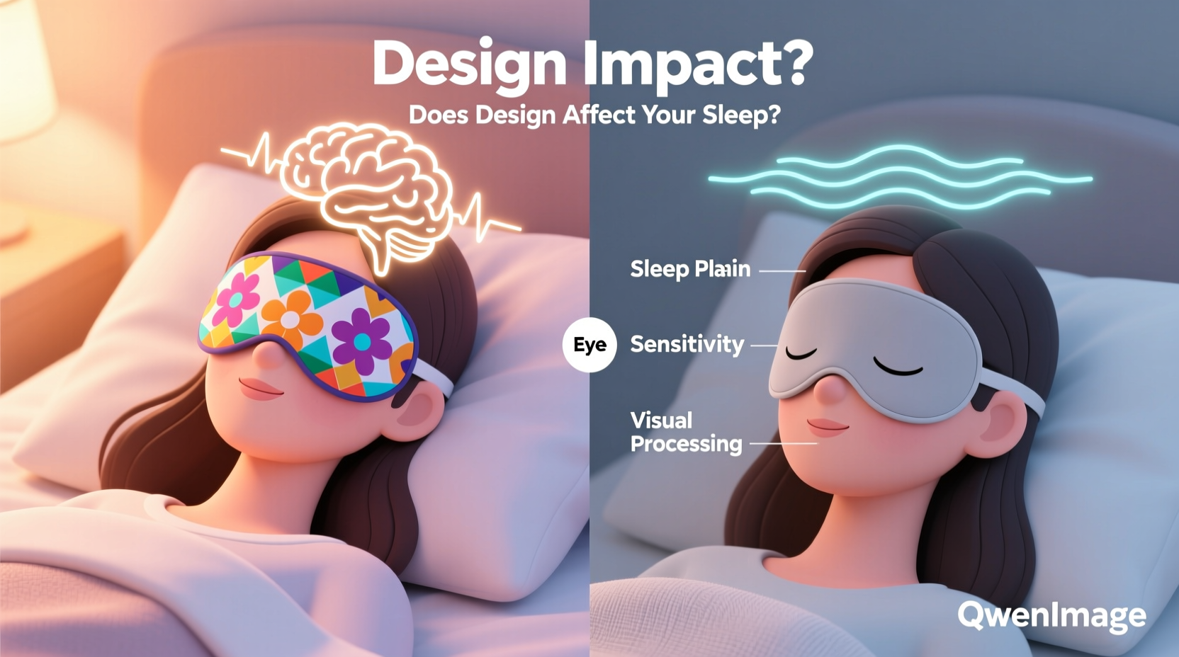 patterned vs plain sleep masks does the design actually affect your sleep