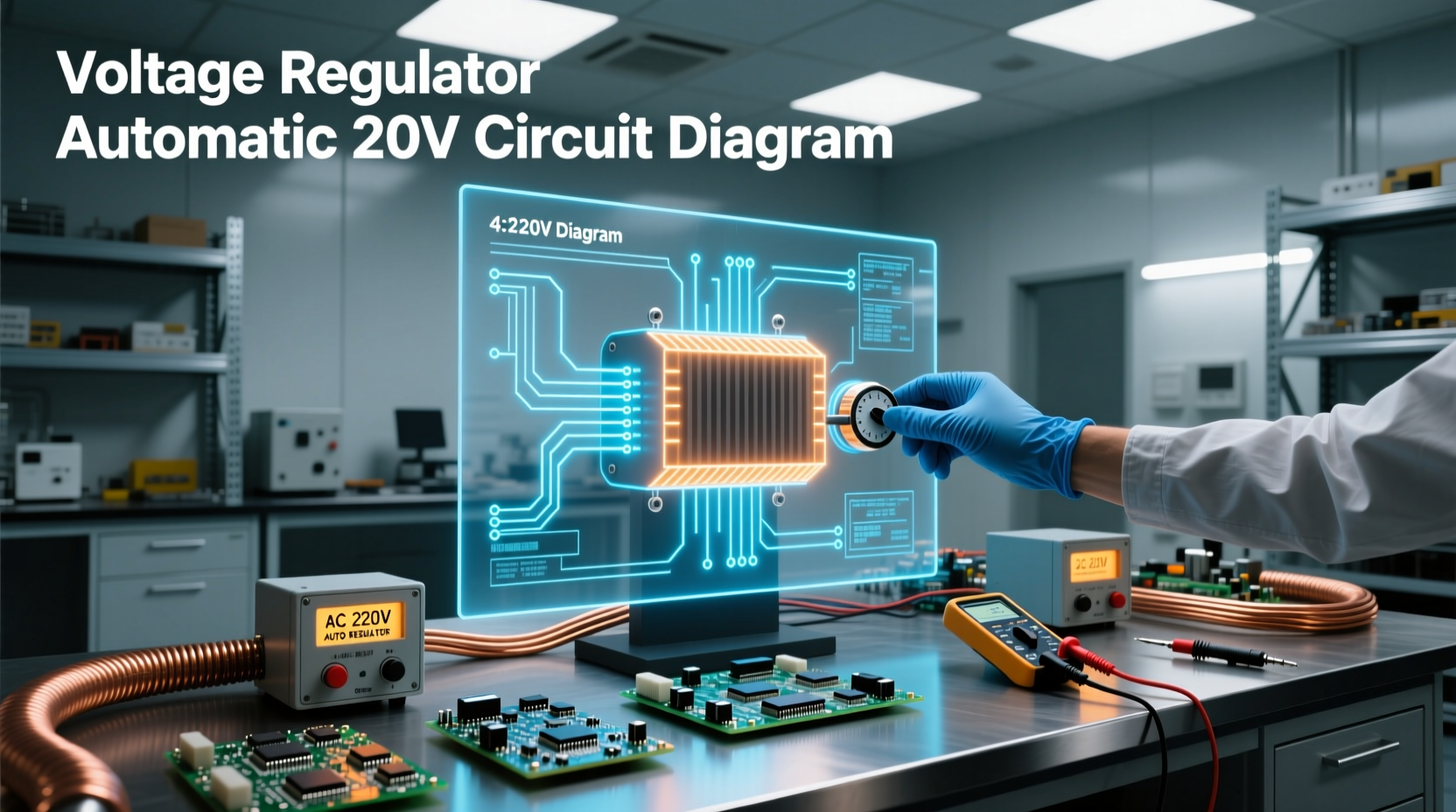 220v automatic voltage regulator circuit guide
