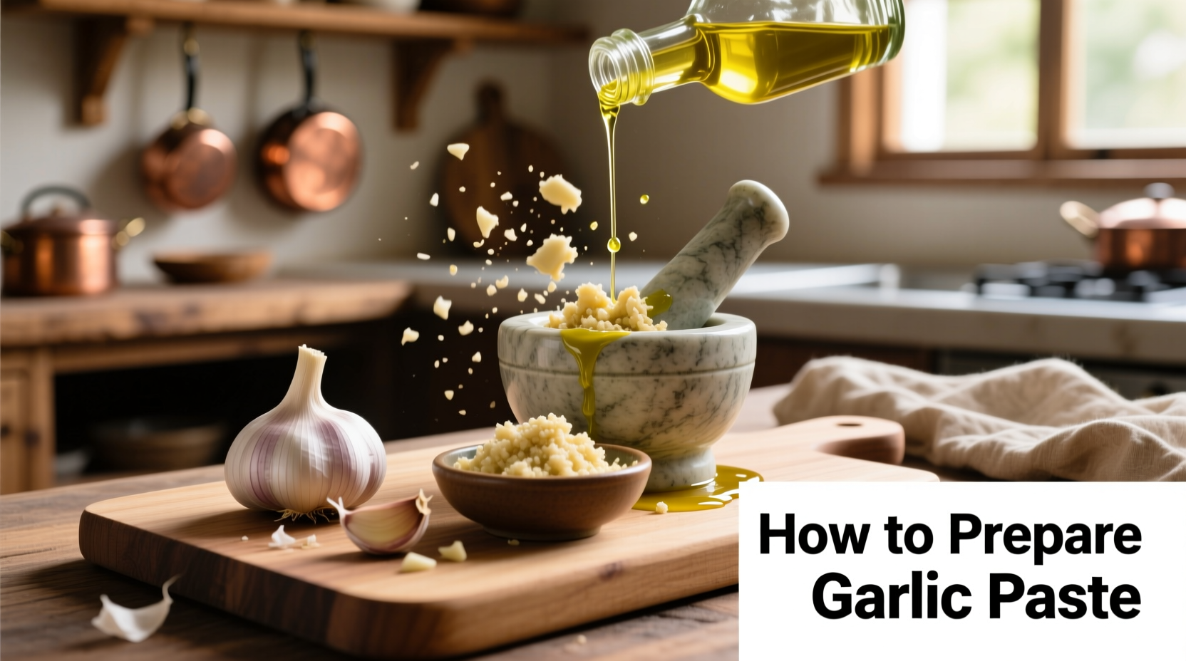 How to Make Garlic Paste: Quick 3-Step Guide