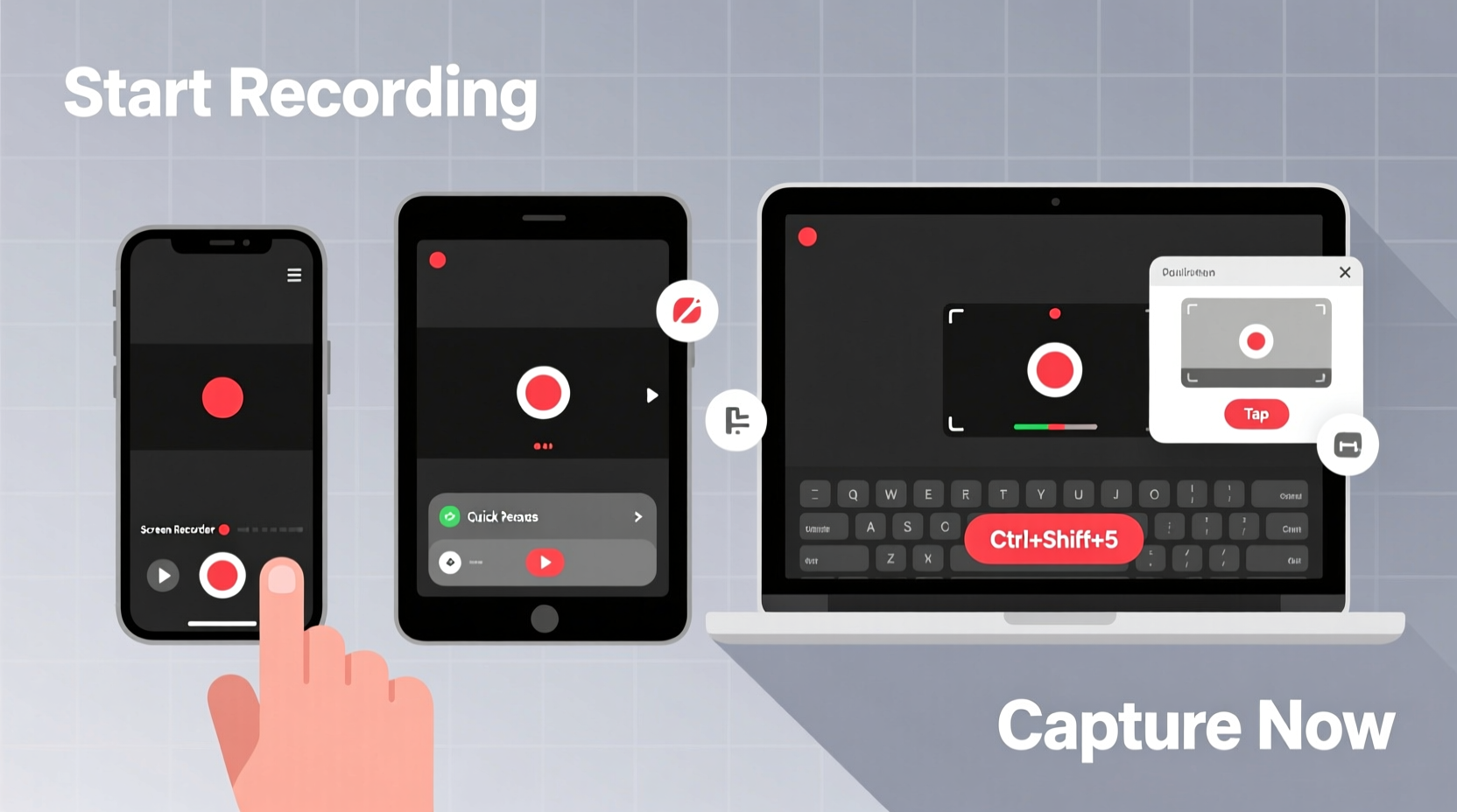 how to screen record and capture screens easily on any device