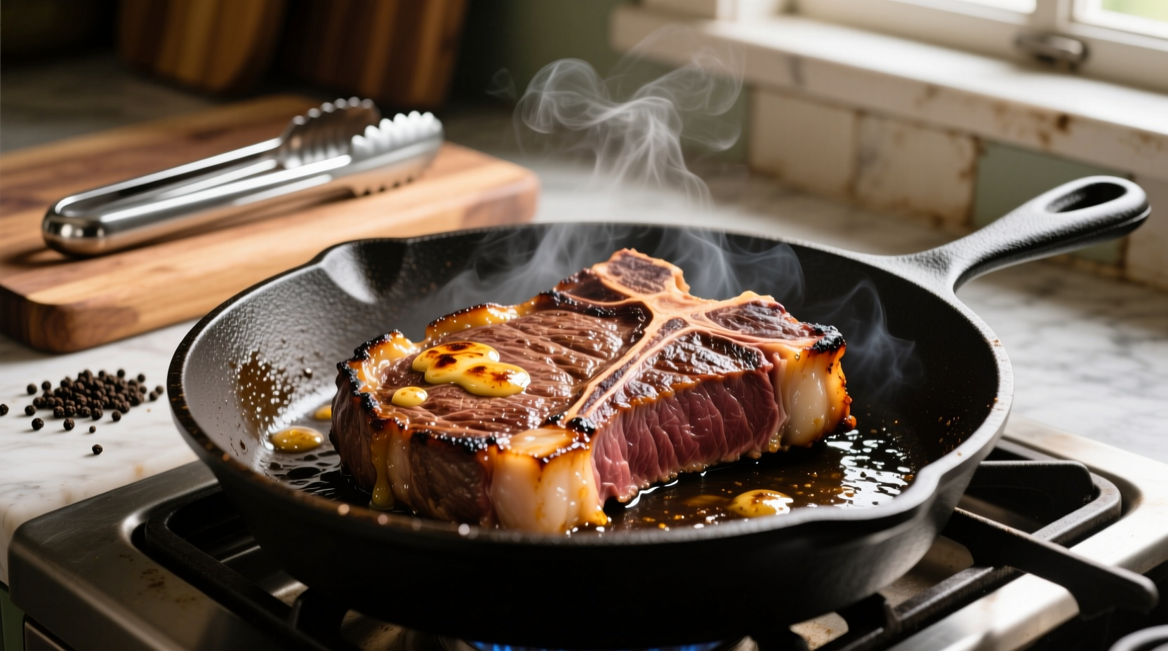 cook a steak on its fat side first and 99 more of the