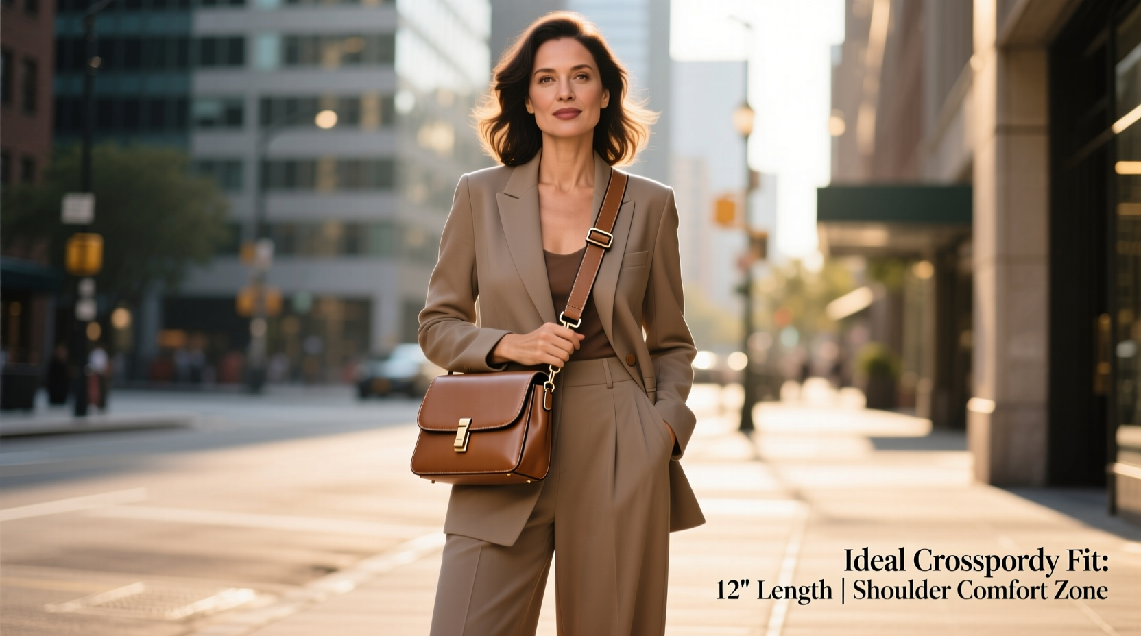 how to select the ideal crossbody bag size for comfort and style