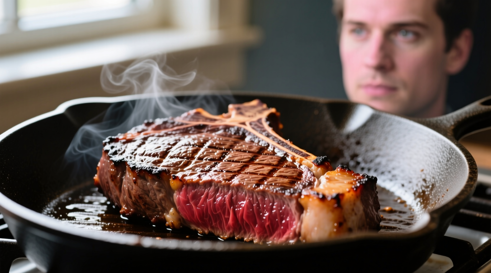check how done your steaks are with the face test