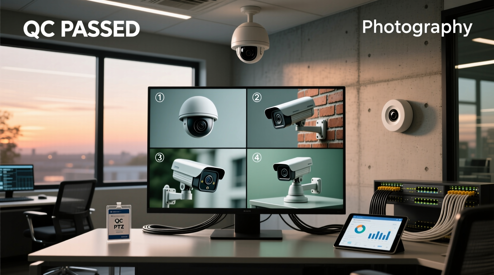 How to Choose qc passed camera,What are the 4 types of security cameras?