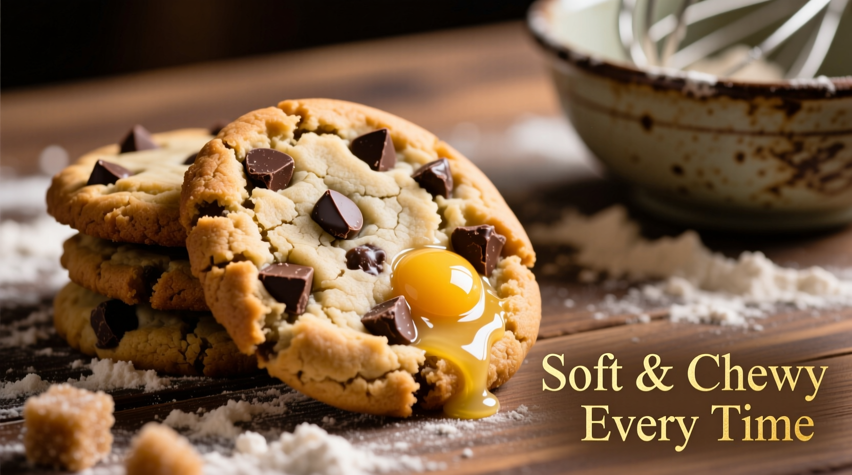 how to make perfectly soft and chewy big cookies every time