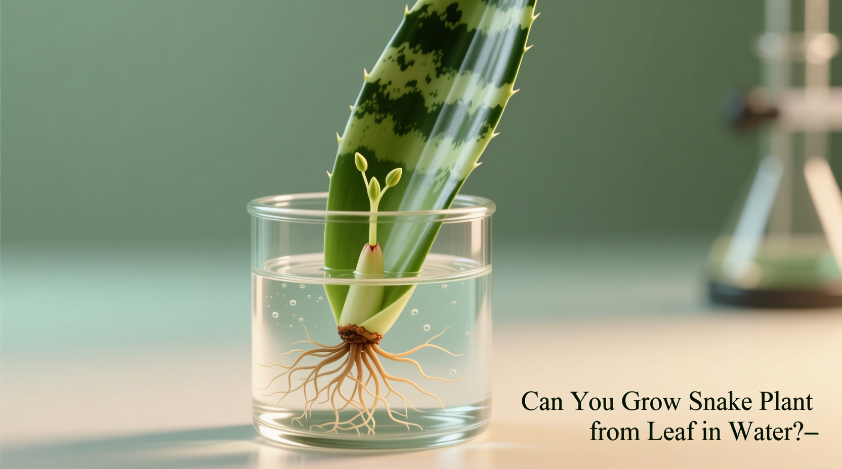 Can You Grow Snake Plant from Leaf in Water?
