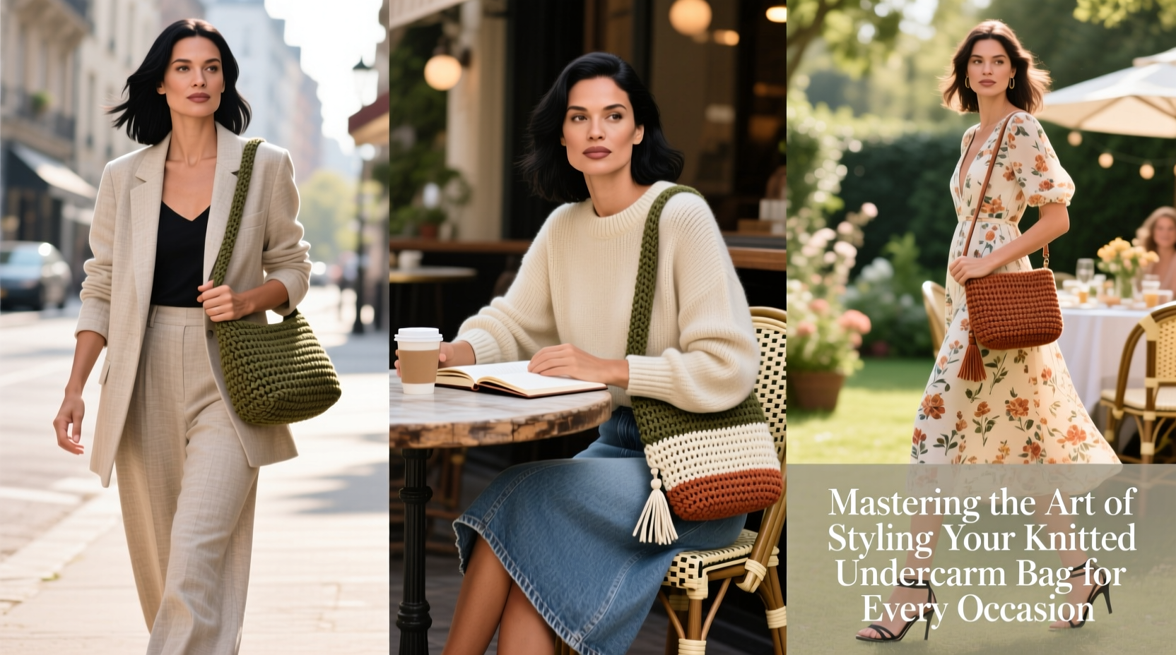 mastering the art of styling your knitted underarm bag for every occasion