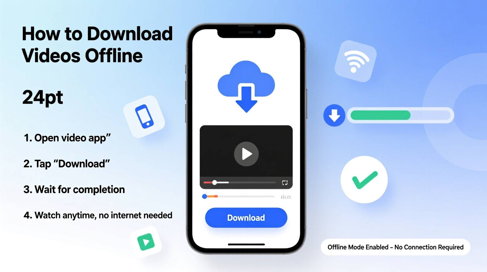 how to easily download and watch videos offline without an internet connection