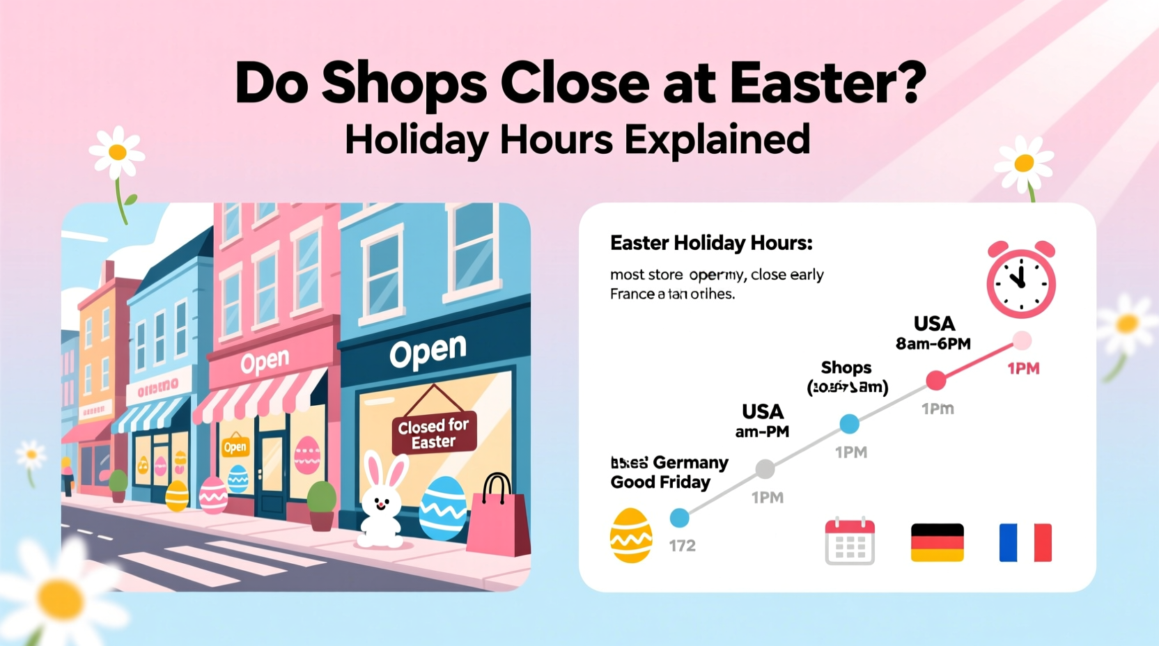 do shops close at easter