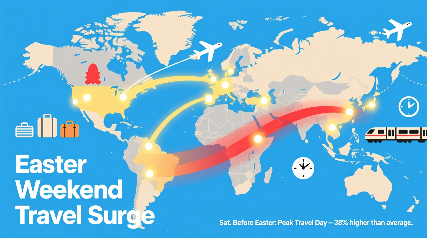 is the saturday before easter a busy travel day