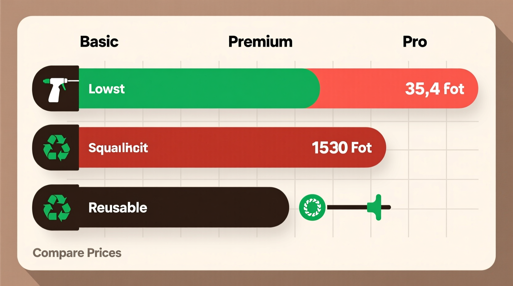 Cost comparison chart for DIY foam insulation kits