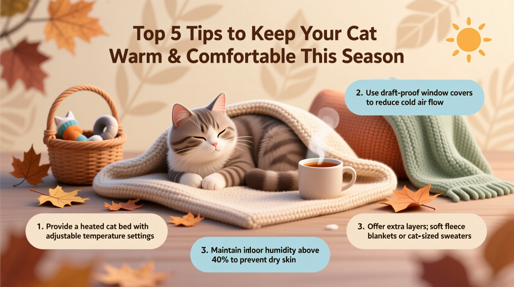 essential tips for keeping your cat warm and comfortable in autumn and winter dresses