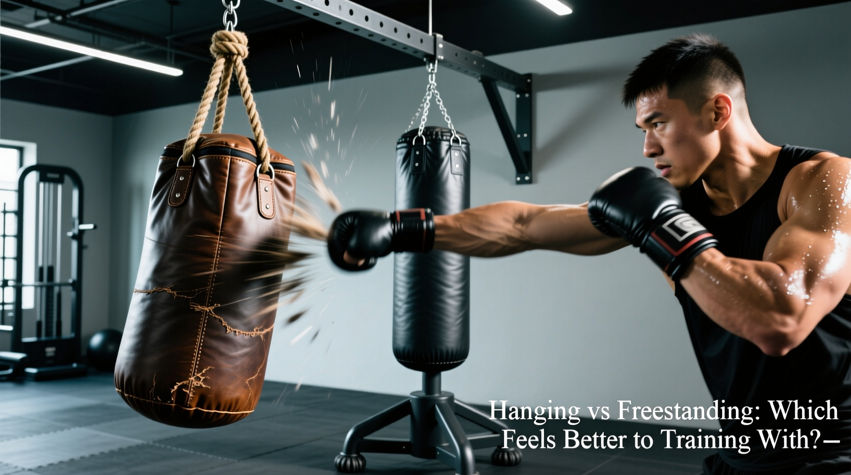 hanging vs freestanding punching bag which one actually feels better to train with
