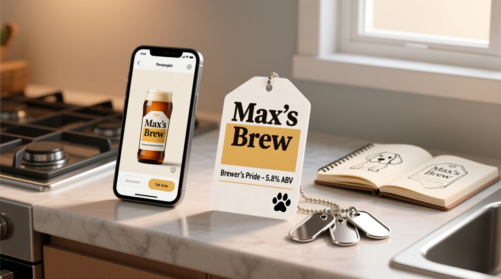 how to easily order custom dog tag beer labels a step by step guide
