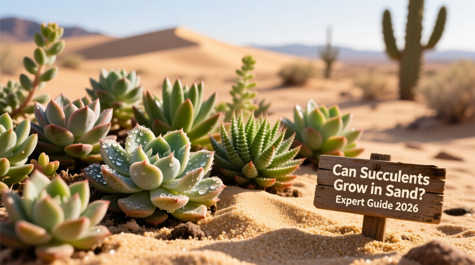 can succulents grow in sand