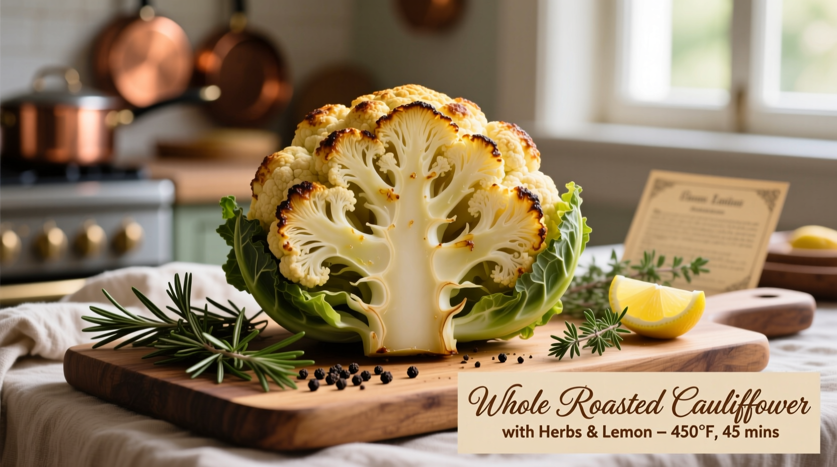 5 Whole Cauliflower Recipes: Perfect Centerpiece Dishes