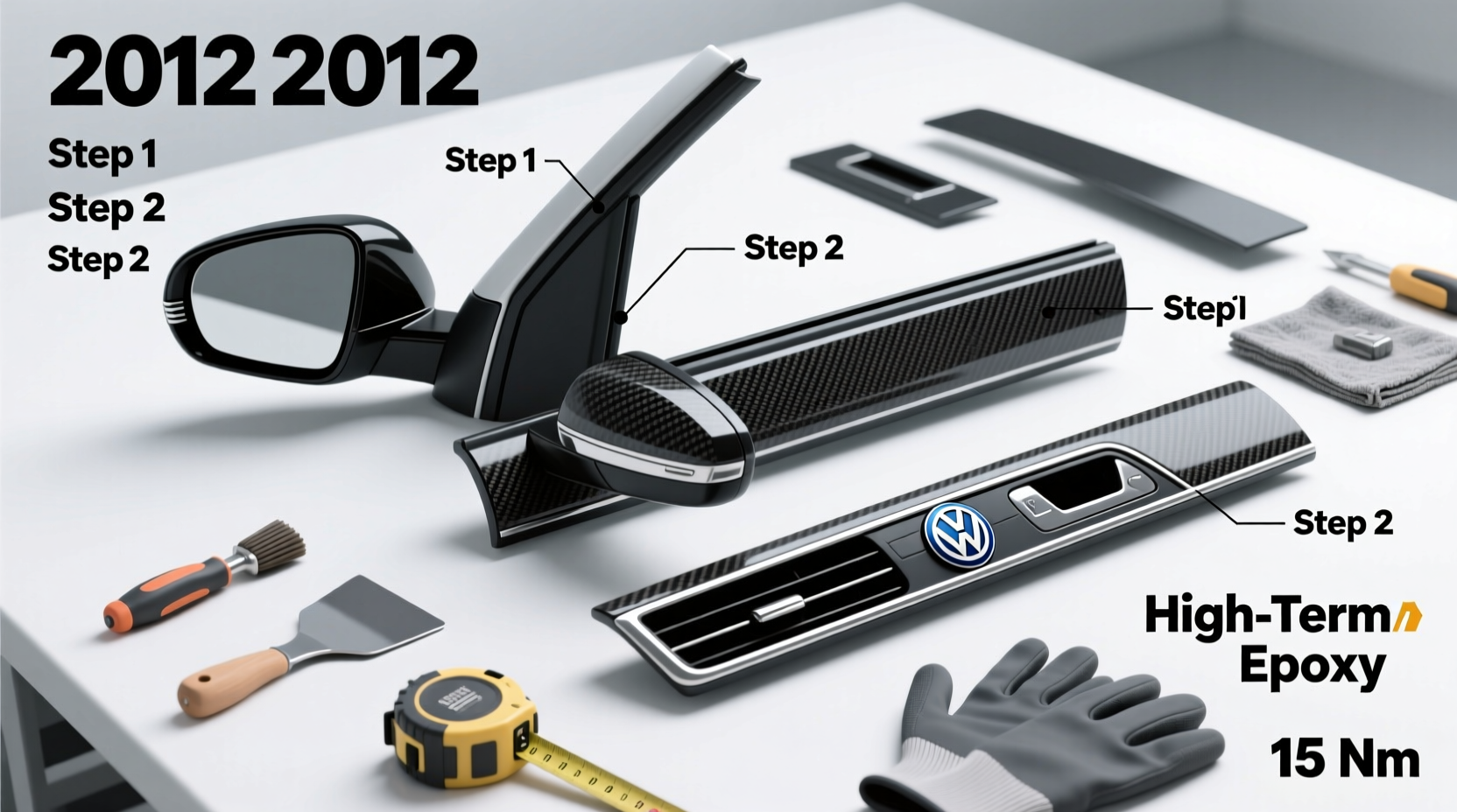 2012 golf carbon install diy