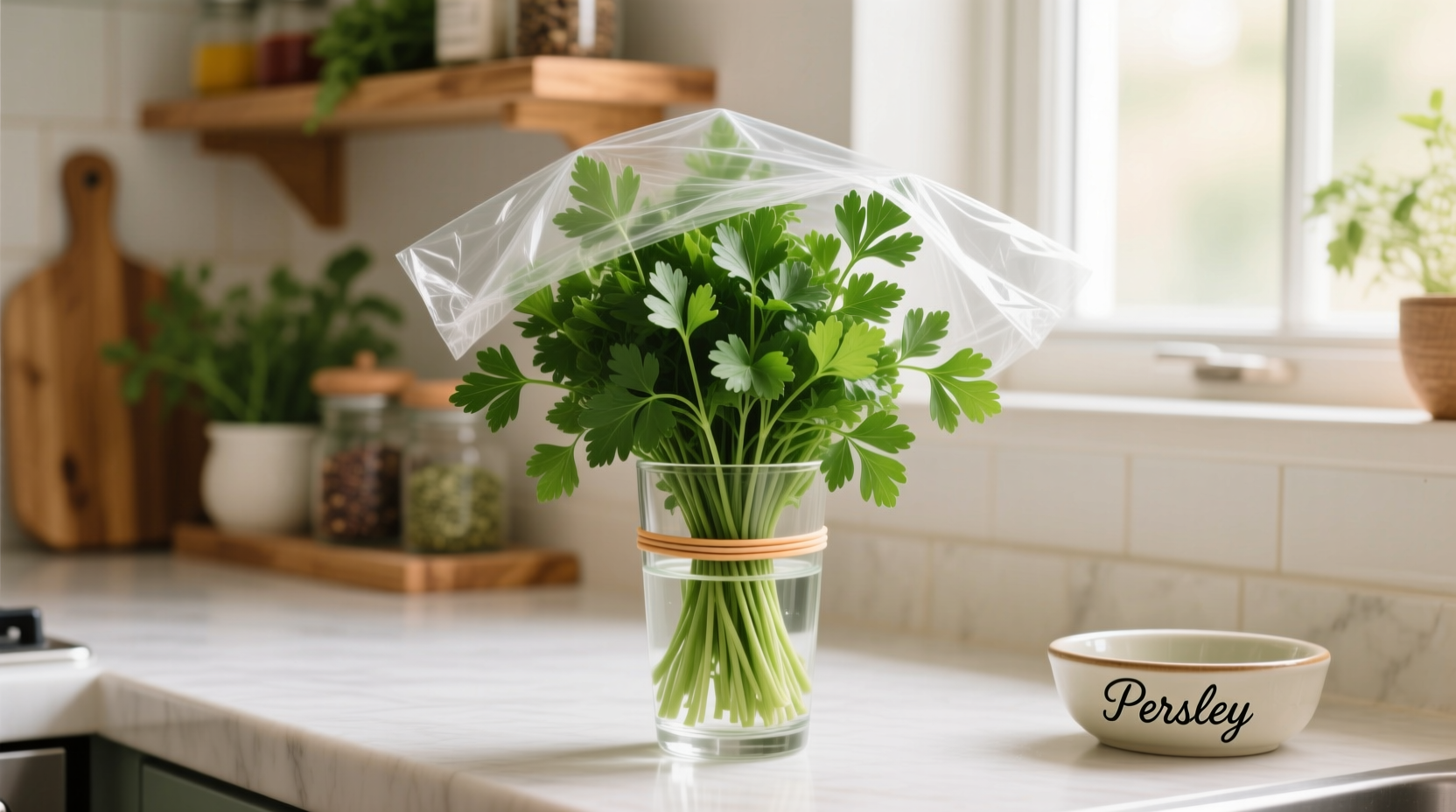 how to store parsley