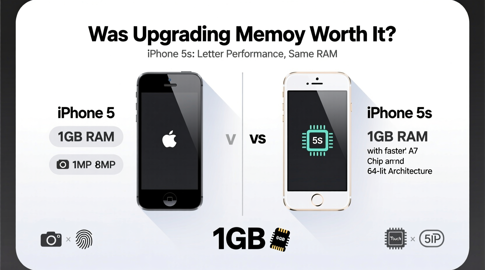 iphone 5 vs 5s was upgrading the memory worth it