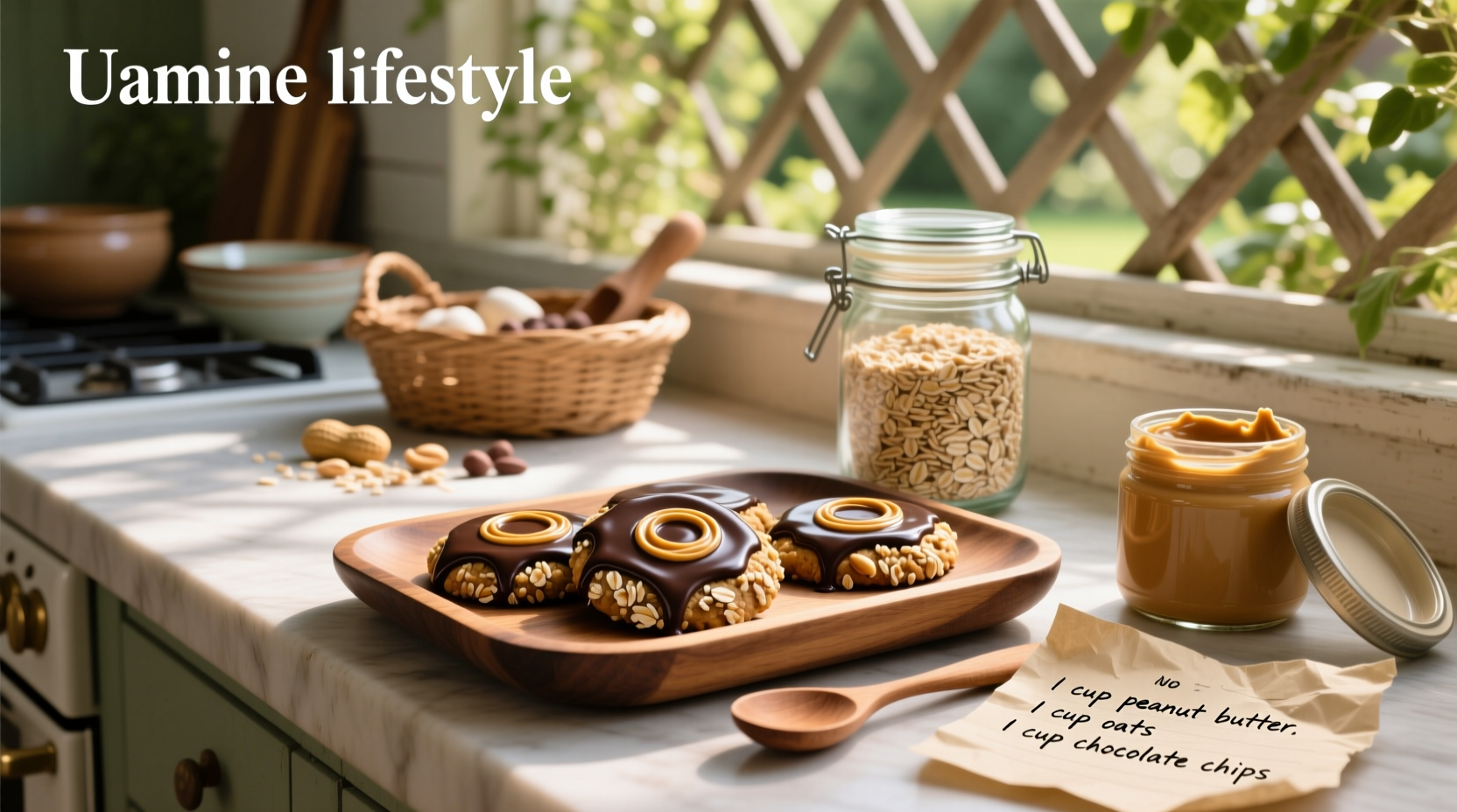 3 ingredient no bake chocolate peanut butter oatmeal cookies