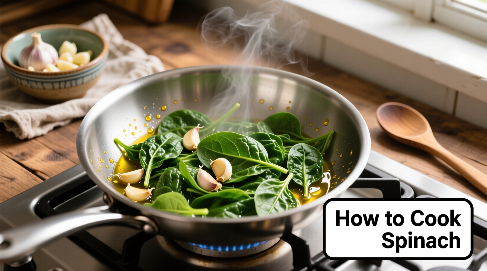 Spinat-Gewürzkombinationen