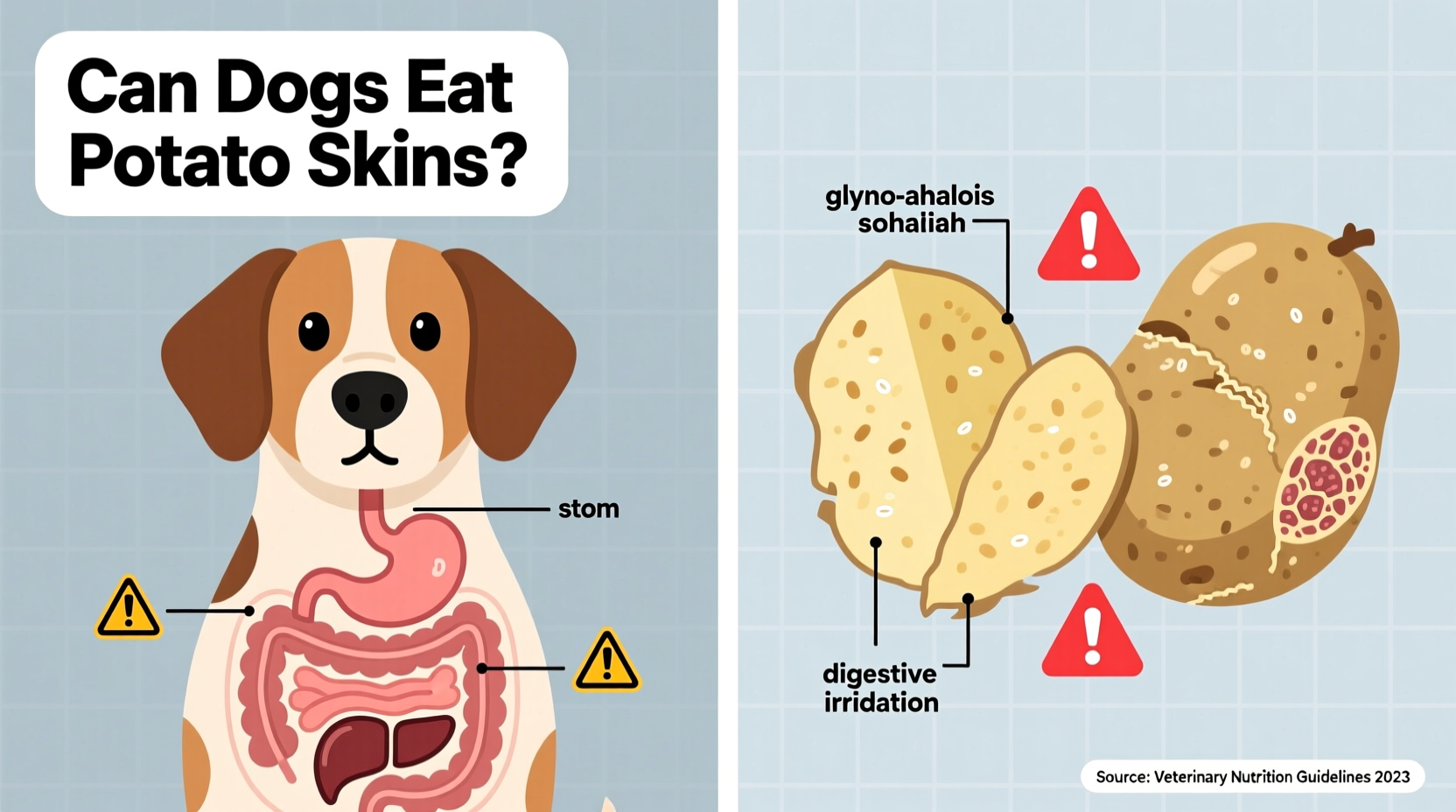 can dogs eat potato skins