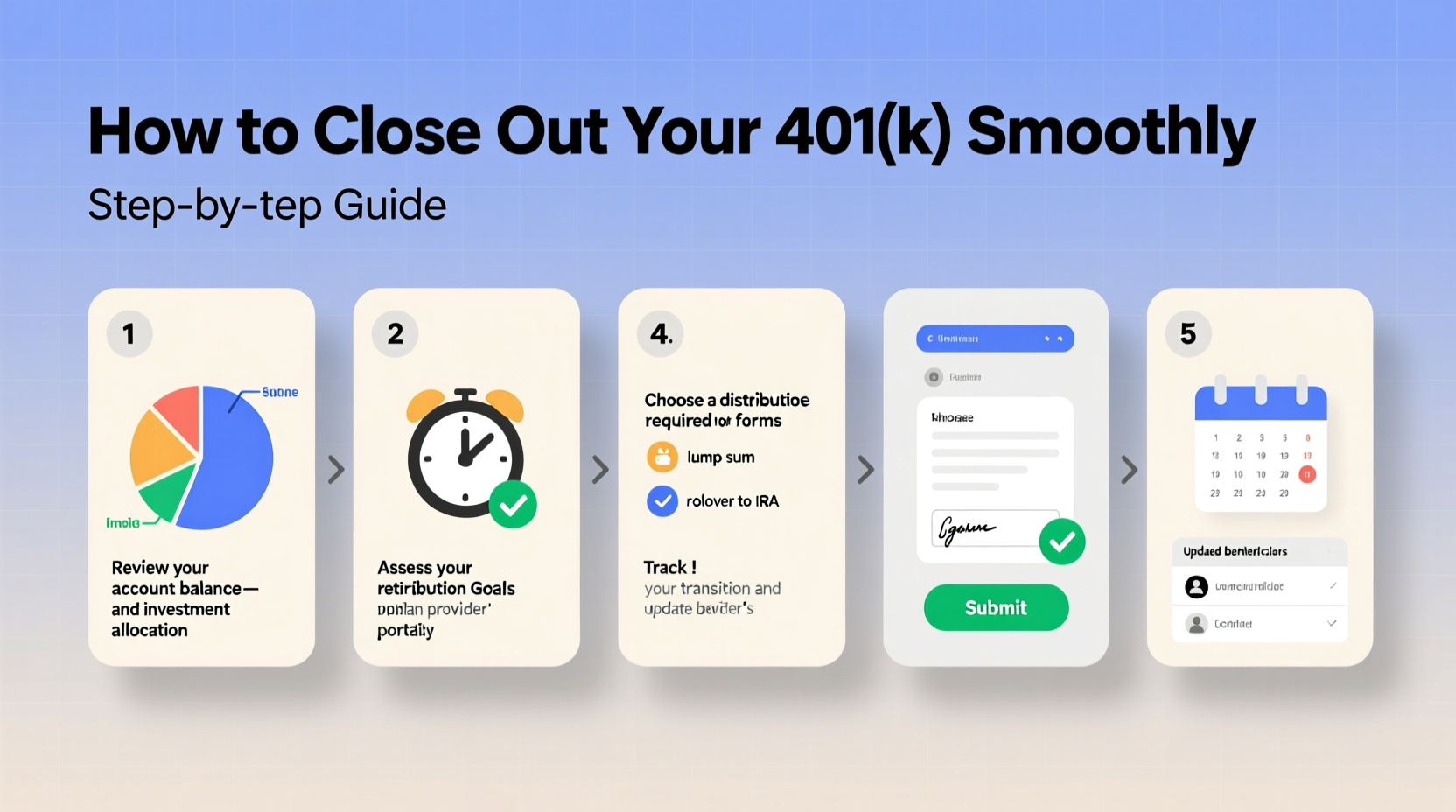 how to close out your 401k smoothly a step by step guide to managing your account exit