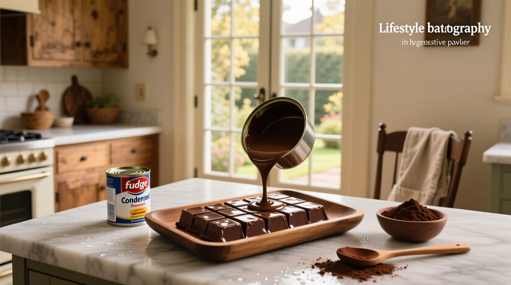 3 ingredient fudge with condensed milk cocoa