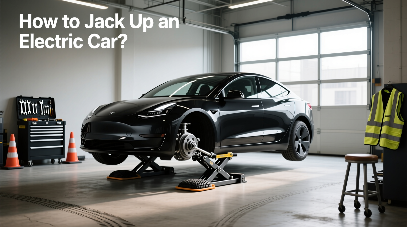 how to choose electric car jack,How to jack up an electric car?