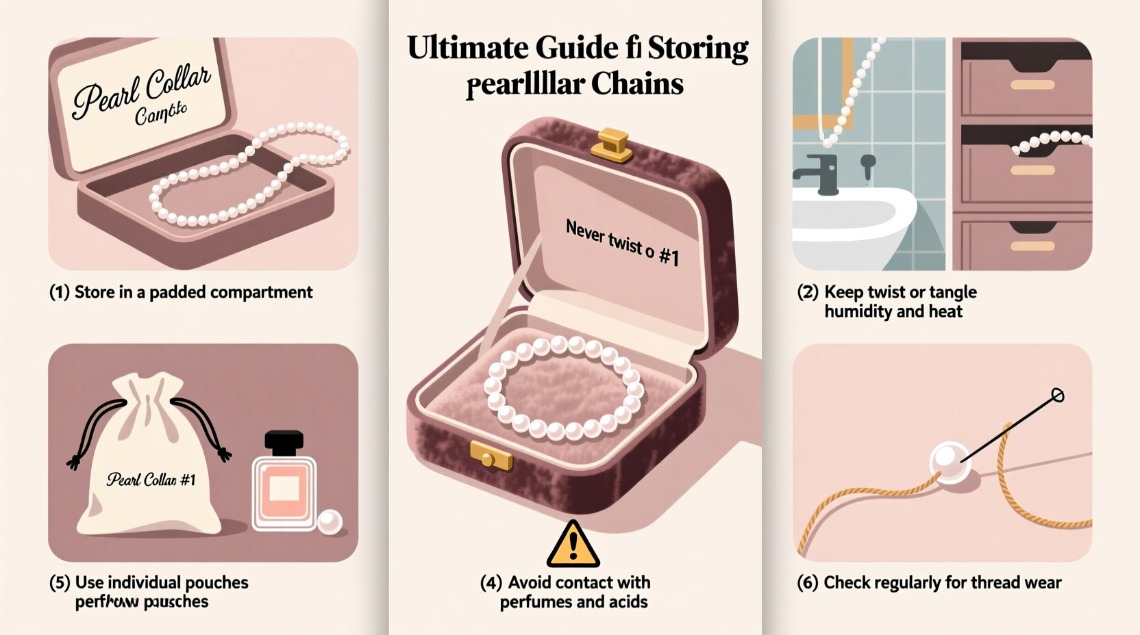 the ultimate guide to storing pearl collar chains safely and preventing damage
