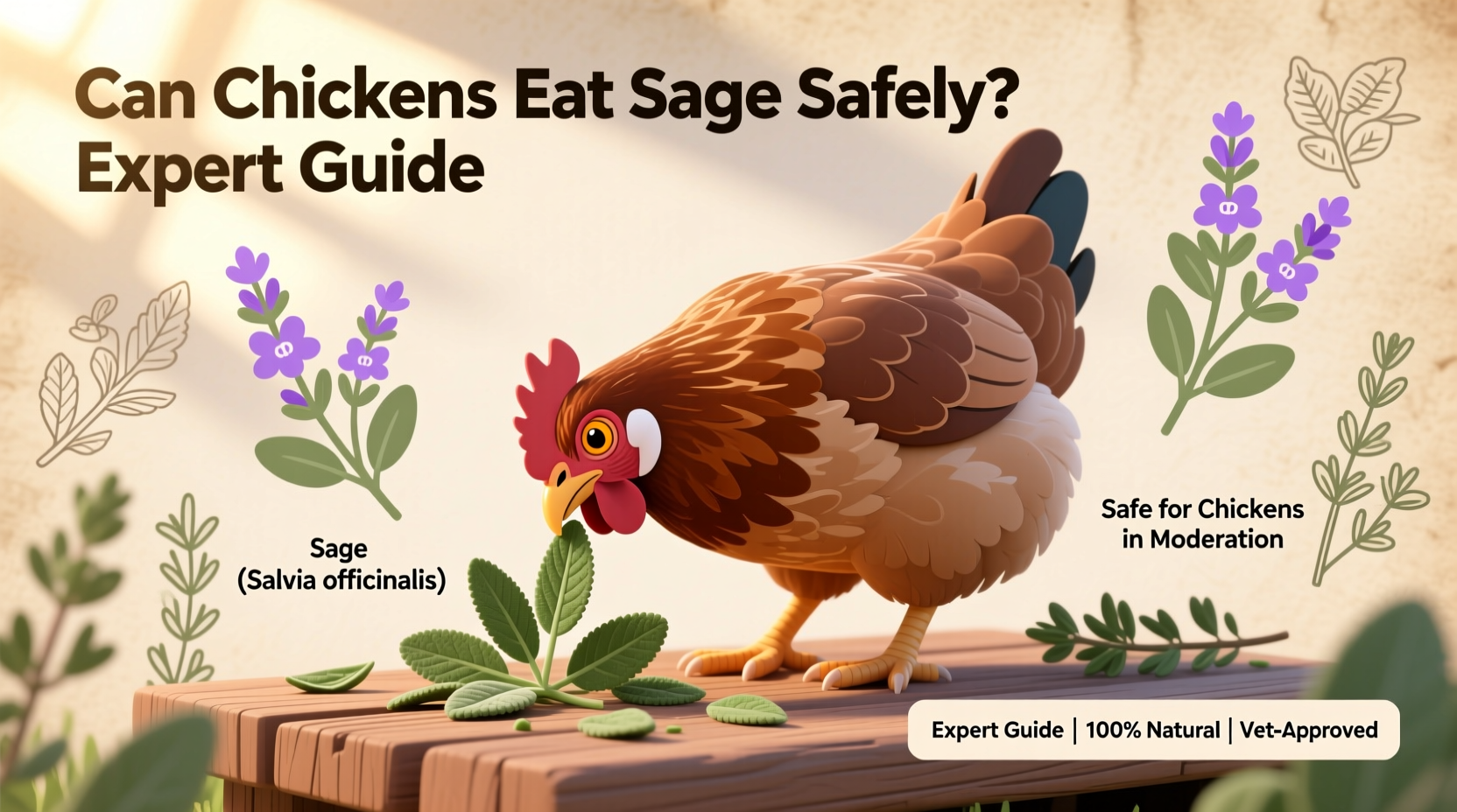 can chickens eat sage