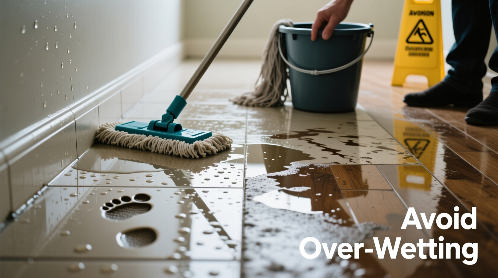 mopping mistakes that can damage floors
