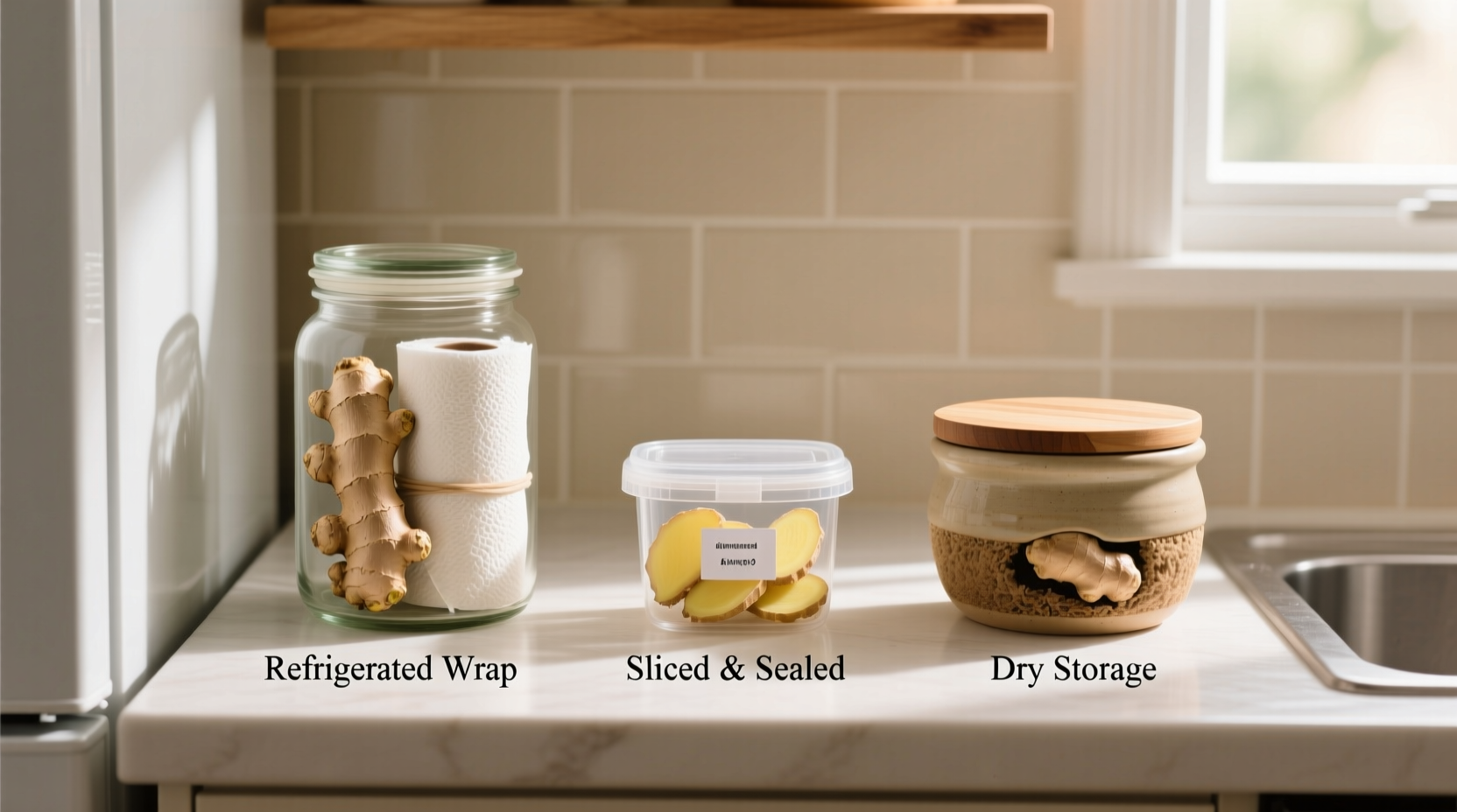how to store ginger