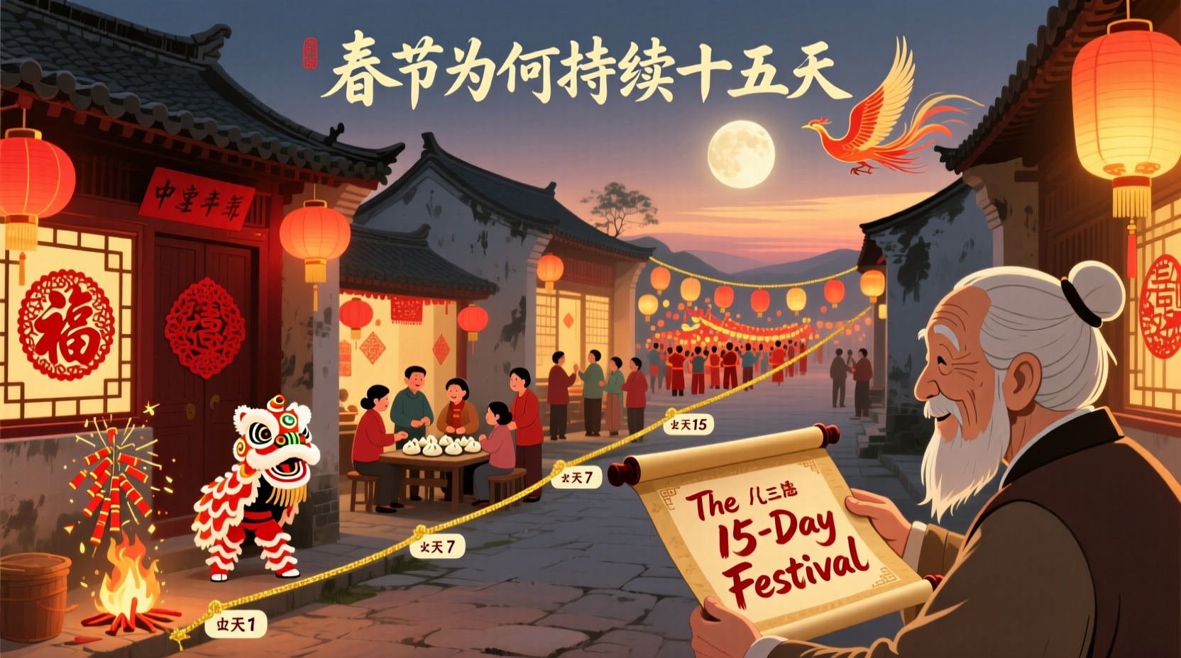 why is chinese new year 15 days long