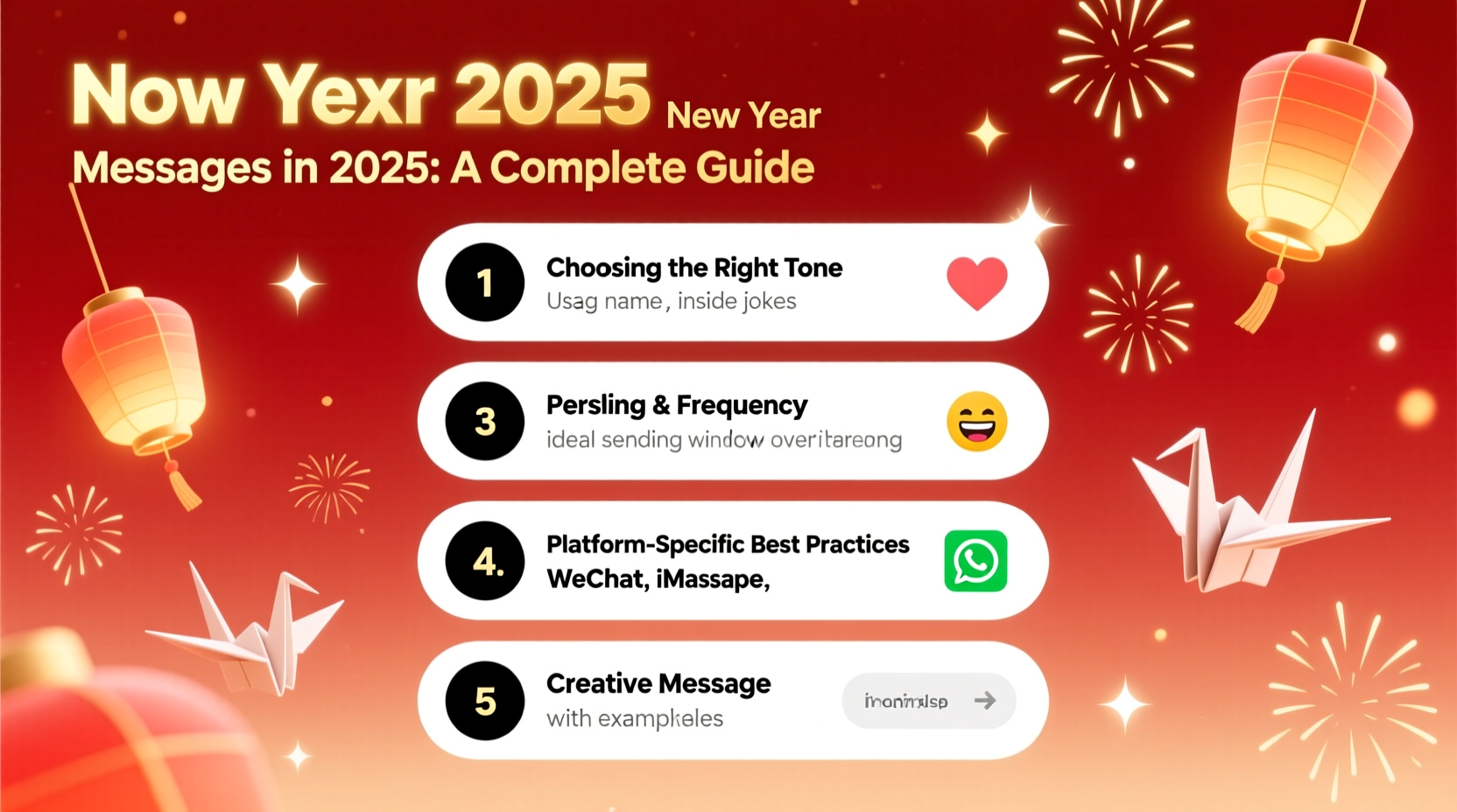 how to text new year messages