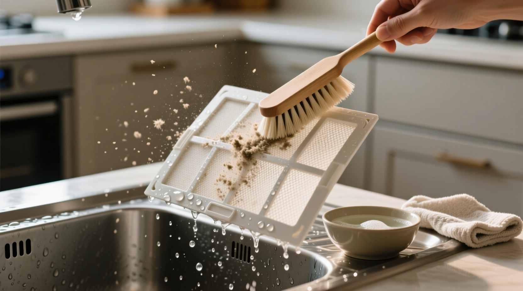 how to clean an ac filter